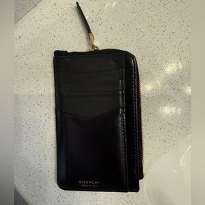 Givenchy Black Leather Card Holder
